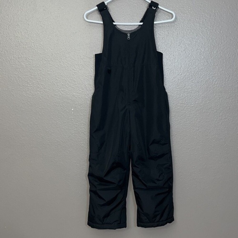 White Sierra Youth Toboggan Insulated Bib Snow Pant - Small, Black